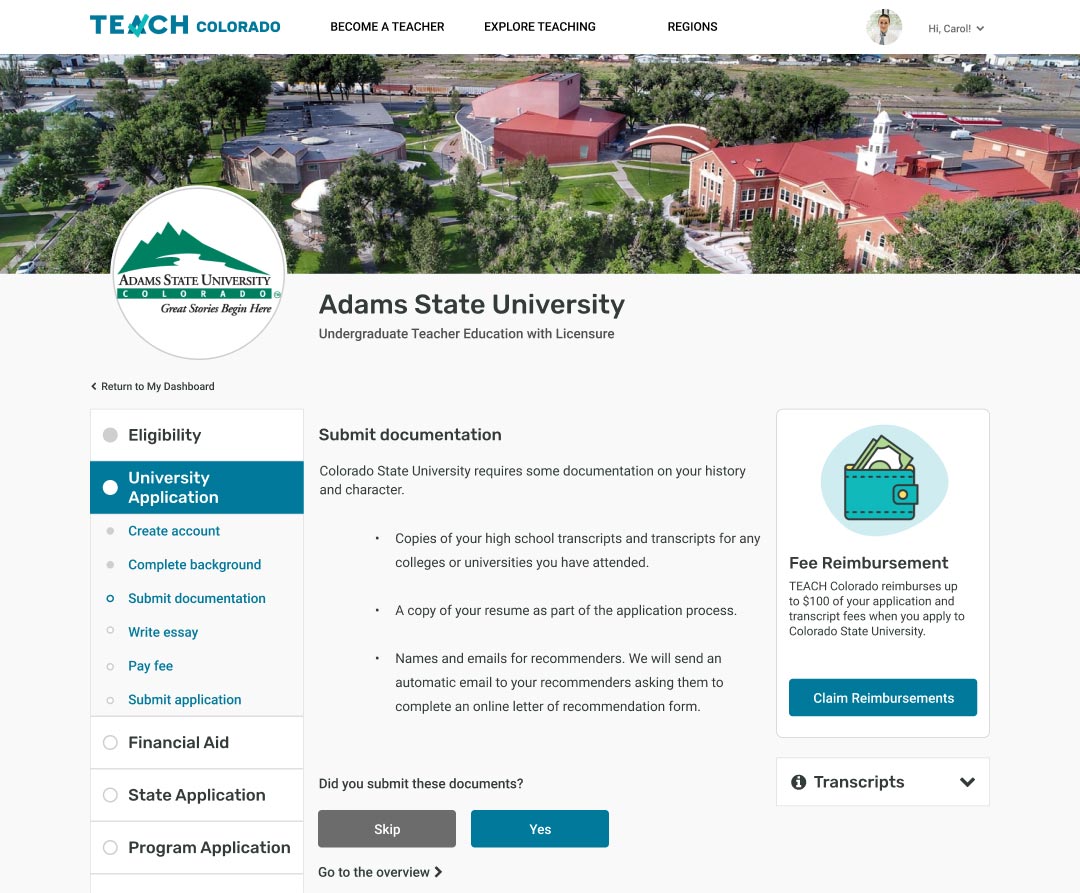 Task Page